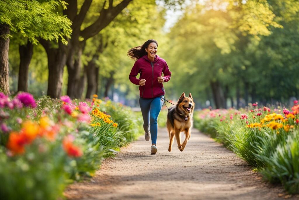 increasing physical activity with a rescue pet